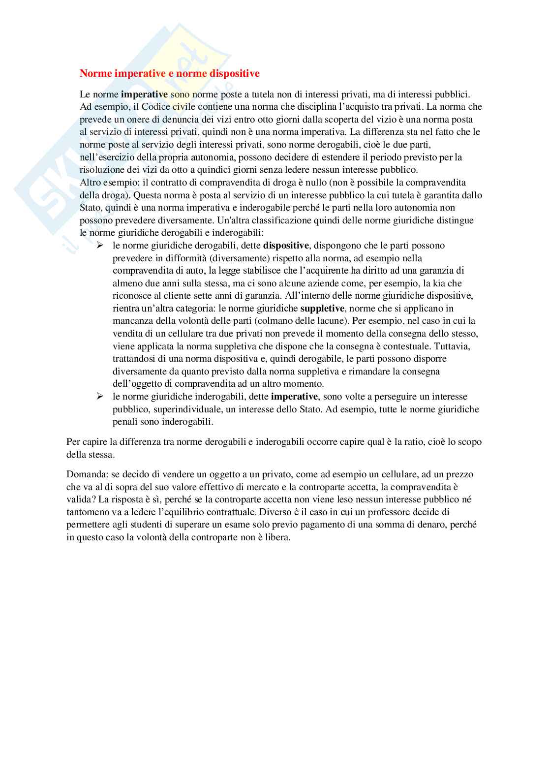 Diritto privato  Pag. 2