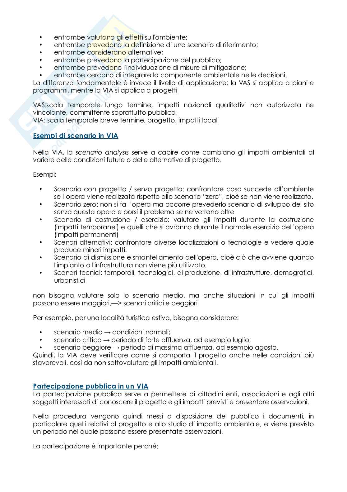 Domande esame Environmental impact assessment Pag. 2
