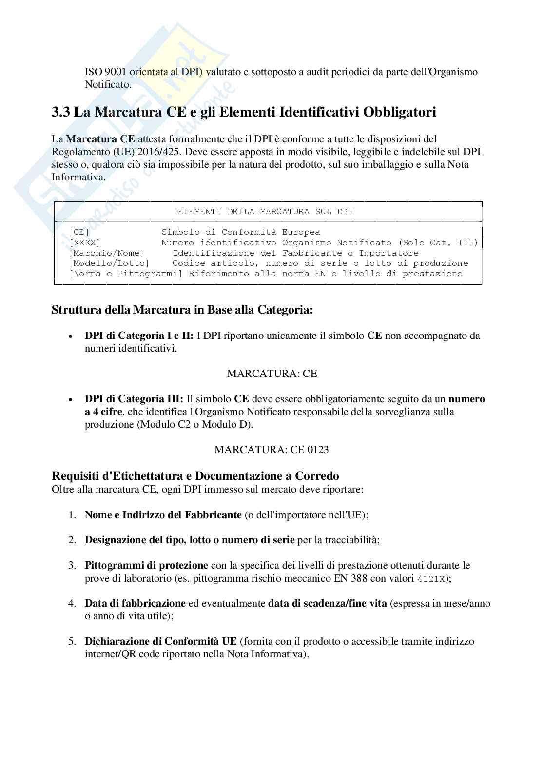 Tirocinio 2 - Dispositivi di protezione individuale Pag. 11