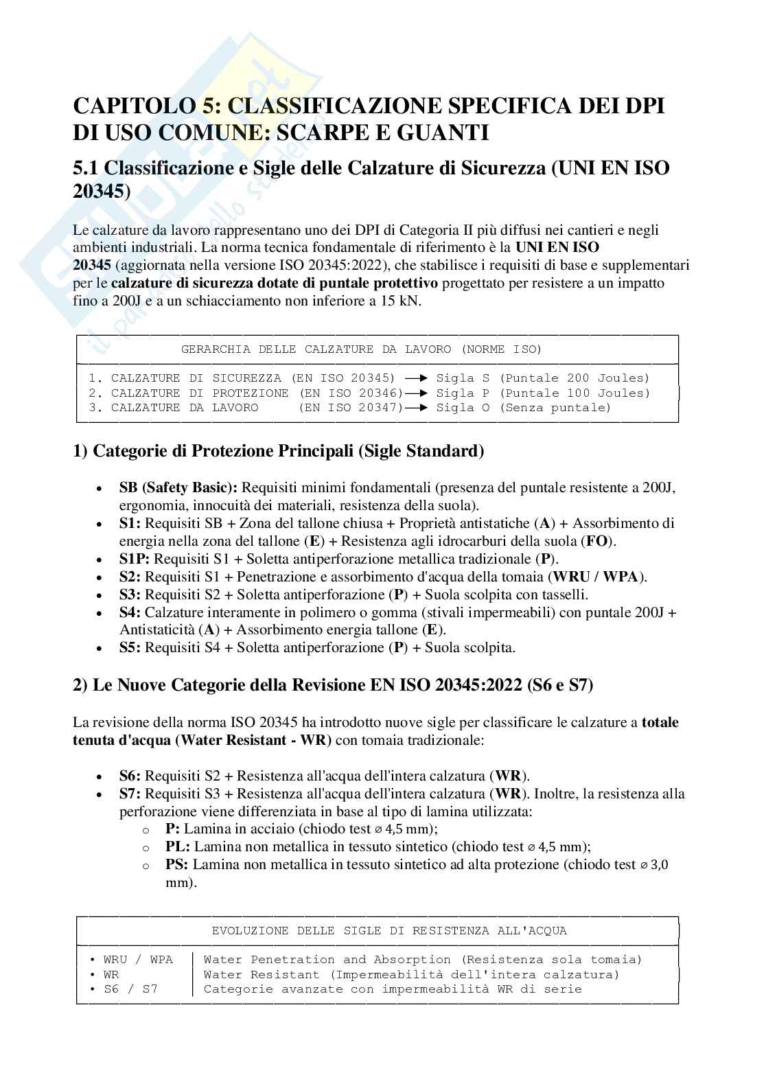 Tirocinio 2 - Dispositivi di protezione individuale Pag. 16