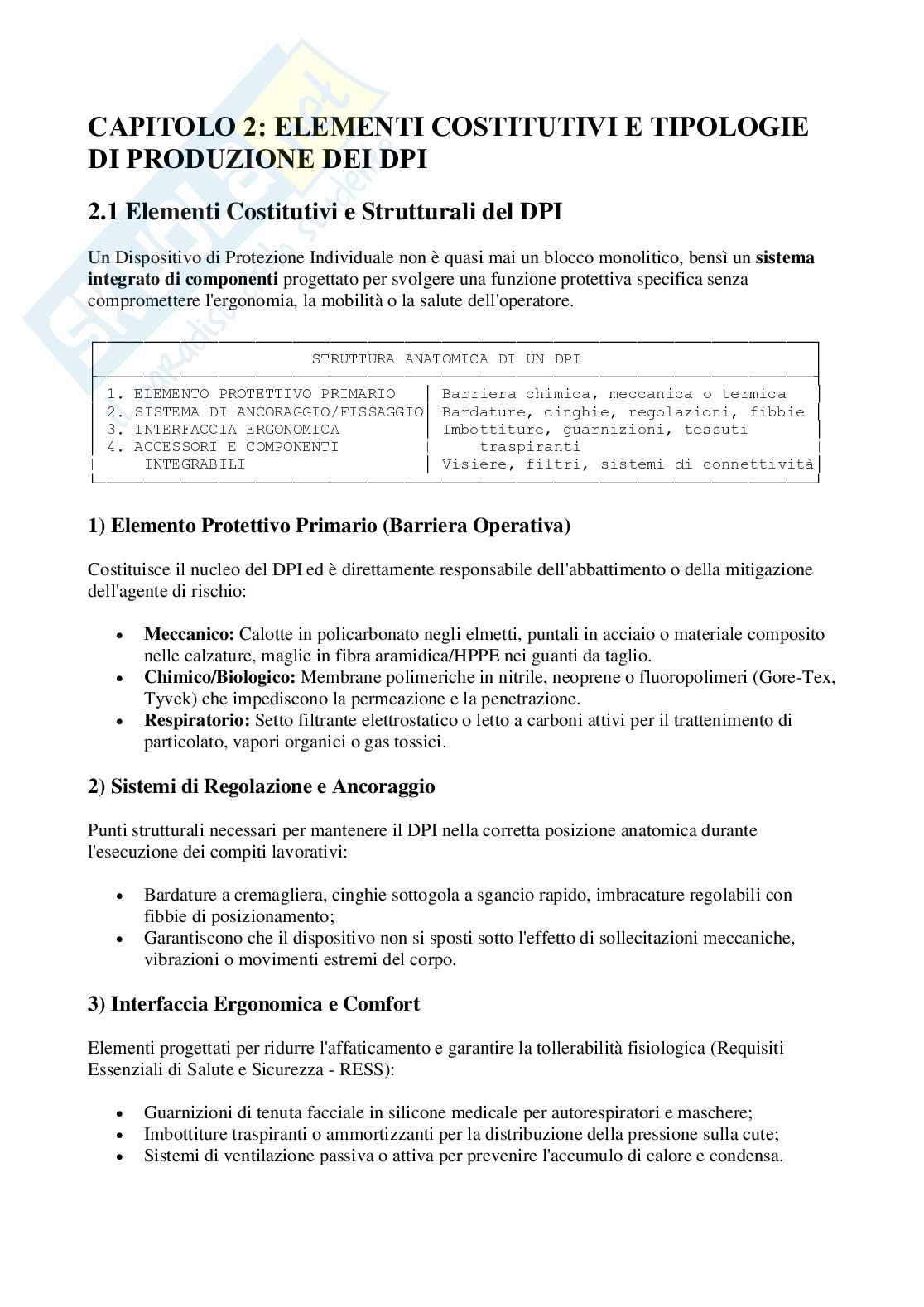 Tirocinio 2 - Dispositivi di protezione individuale Pag. 6