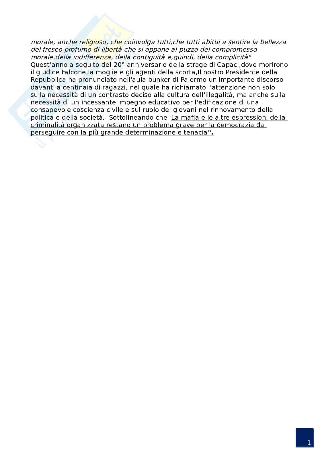 Mafia - Tesina per liceo scientifico Pag. 6