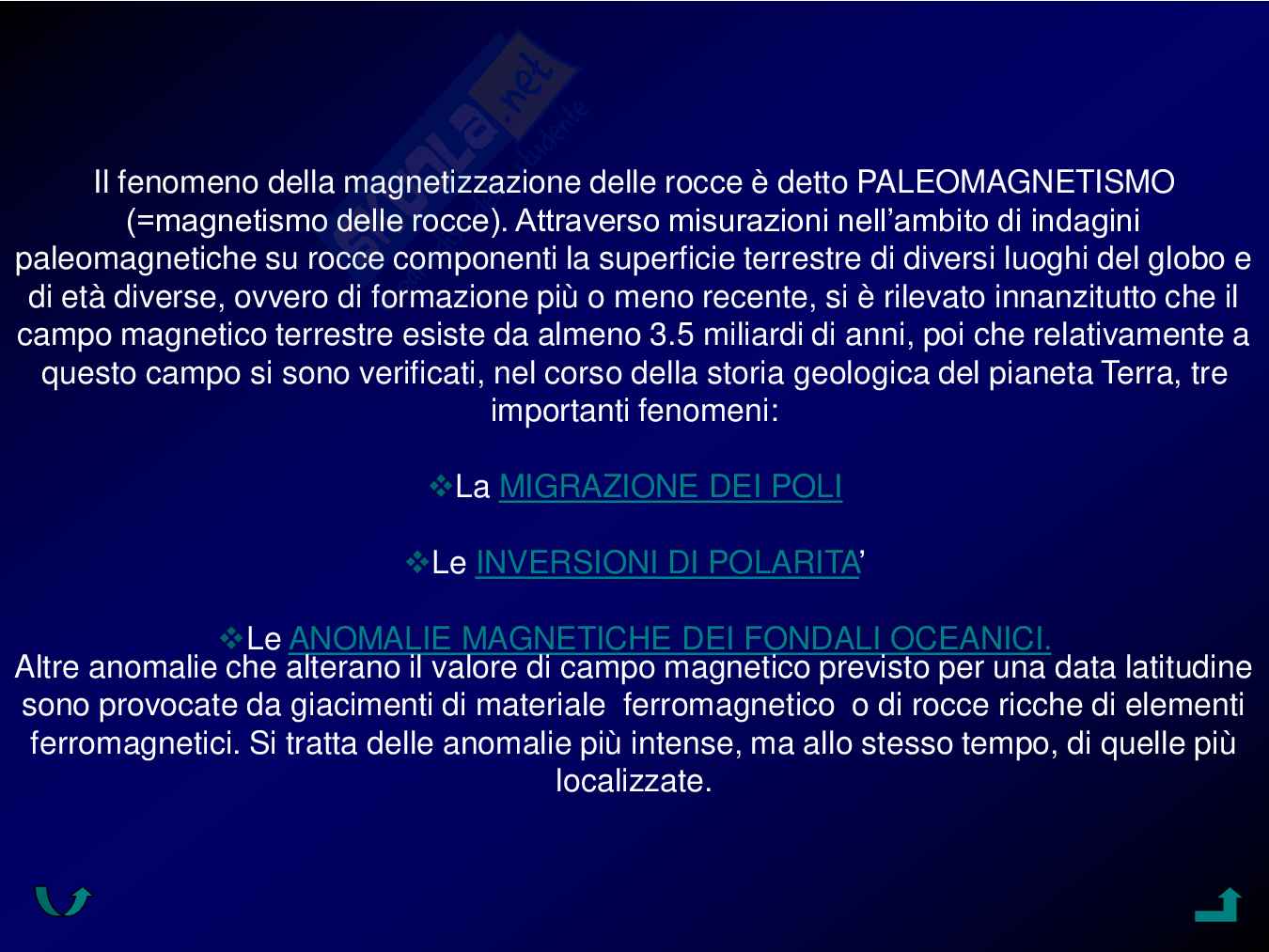 Il Campo Magnetico Terrestre Pag. 16