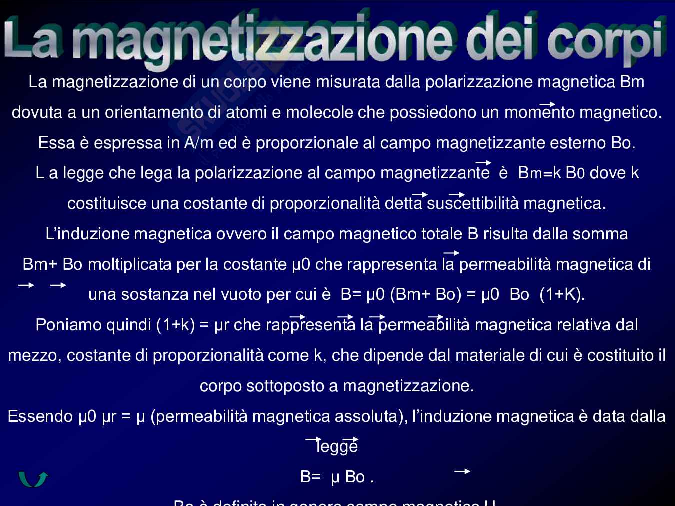 Il Campo Magnetico Terrestre Pag. 21