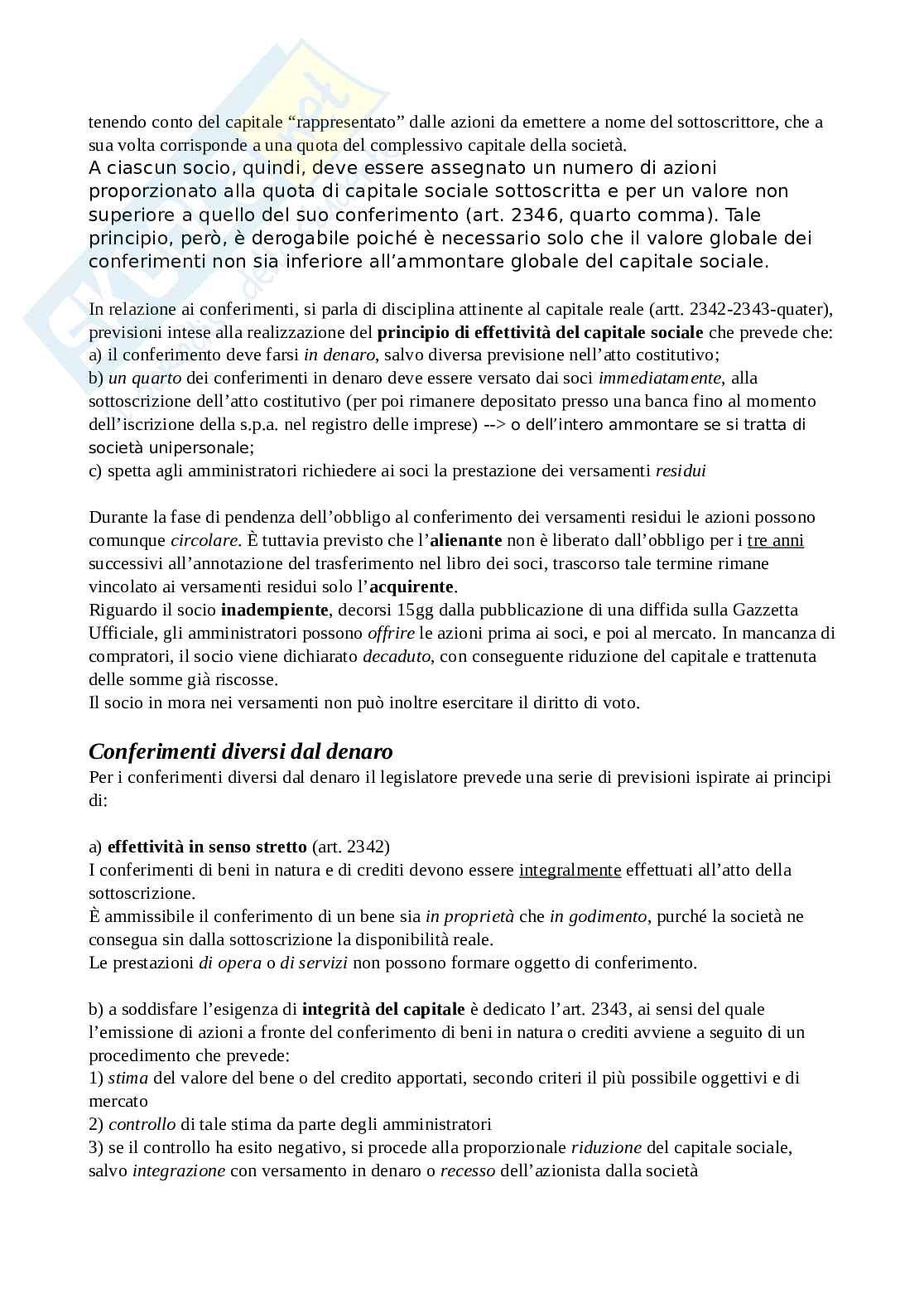 Società per azioni Pag. 11