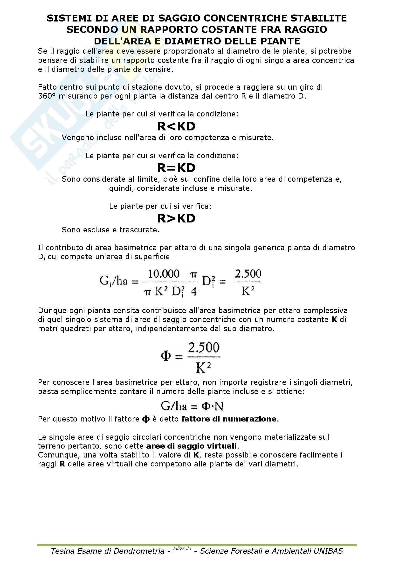 Dendrometria - Appunti Pag. 91