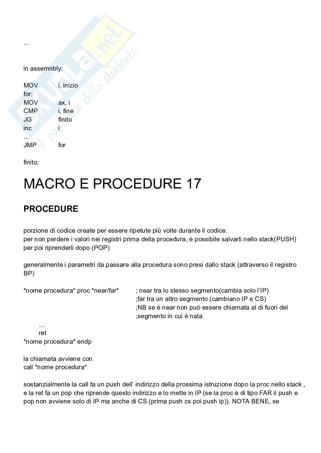 Preparazione orale esame Calcolatori elettronici cel   Pag. 26
