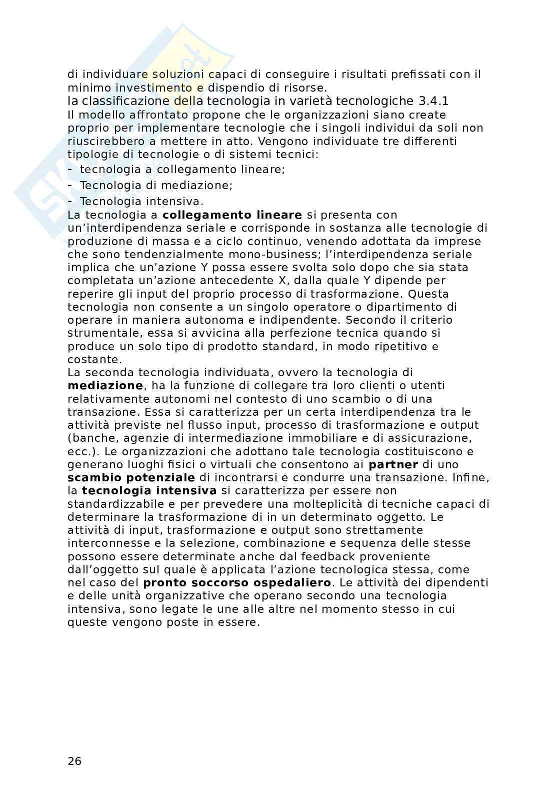 Nozioni Organizzazione aziendale Pag. 26