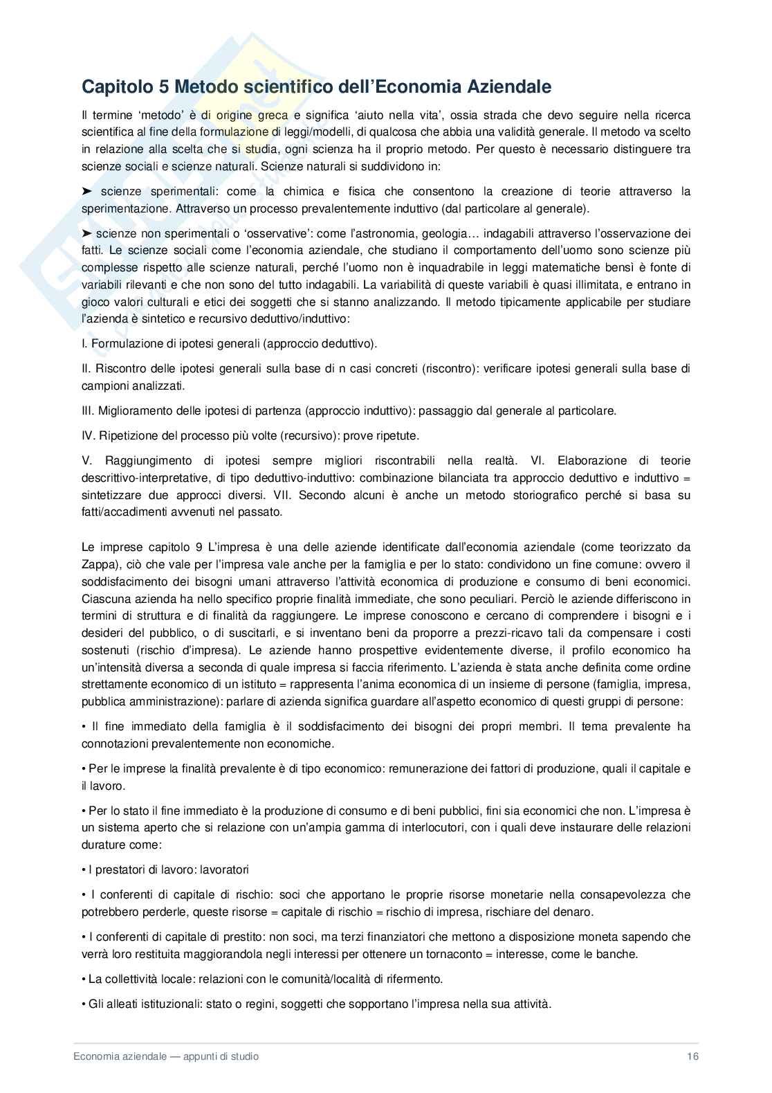 Appunti Economia aziendale  Pag. 16