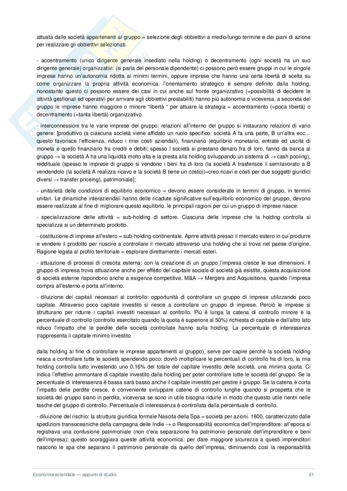 Appunti Economia aziendale  Pag. 31