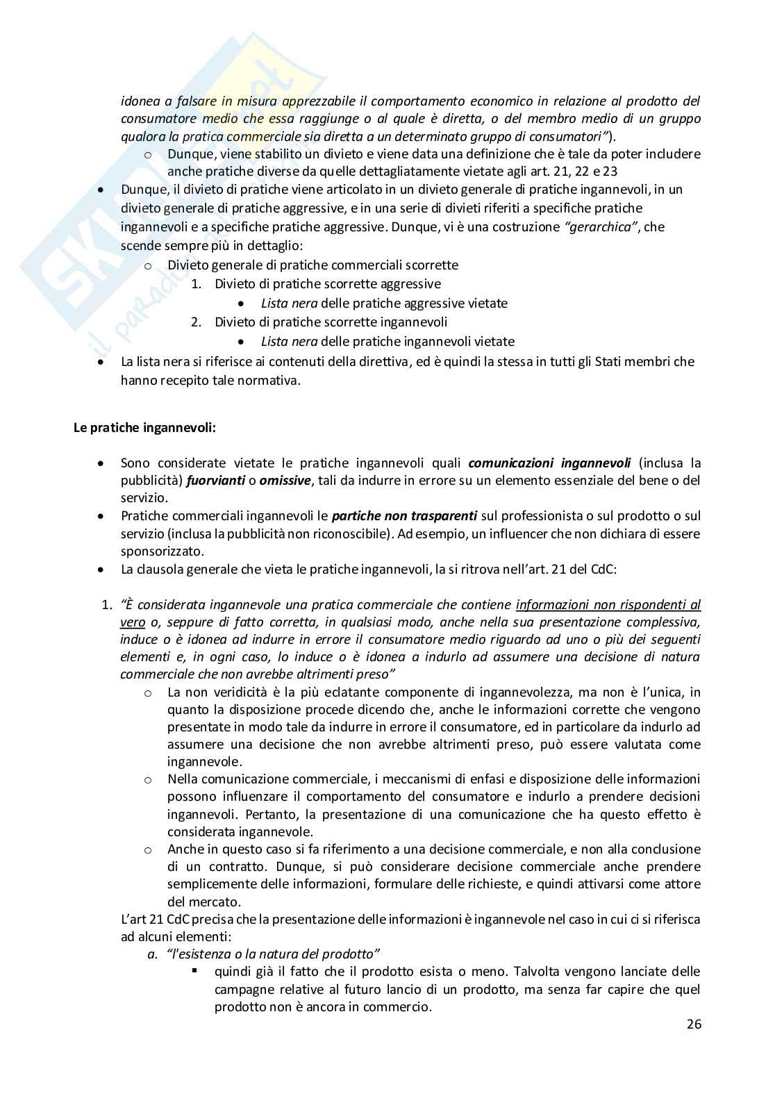 Riassunto esame Diritto industriale e della concorrenza, Prof. Genovese Anna, libro consigliato Manuale di diritto della concorrenza, Anna genovese Pag. 26
