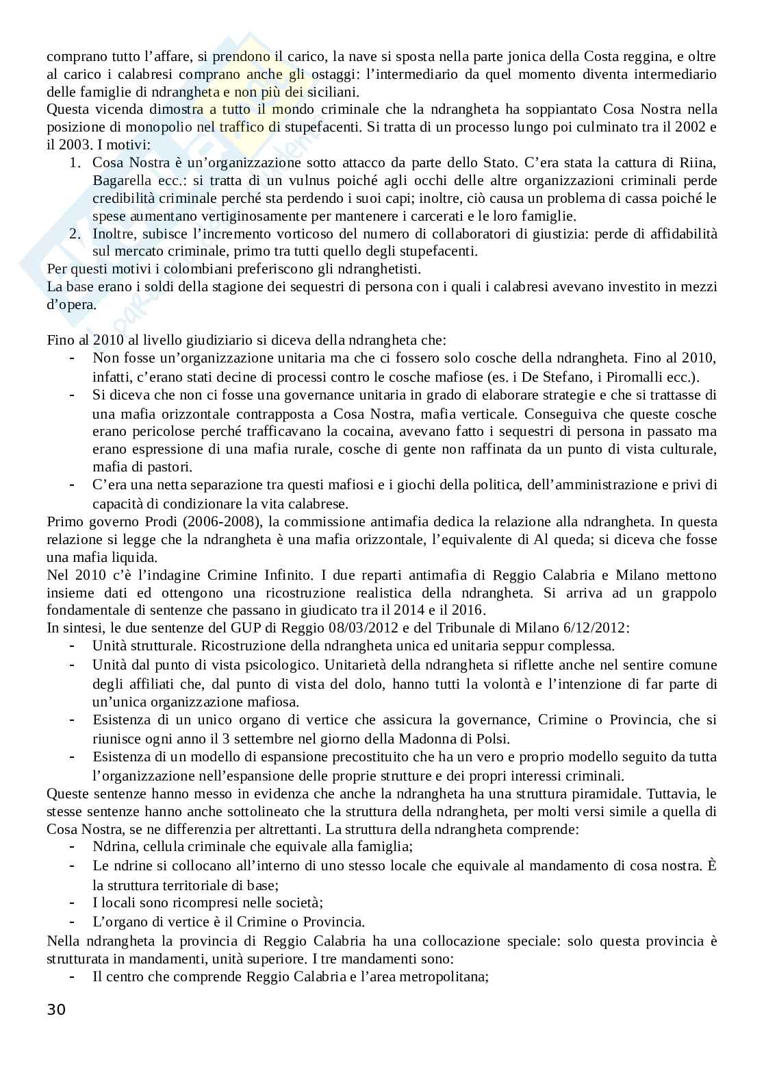 Storia delle mafie italiane Pag. 31