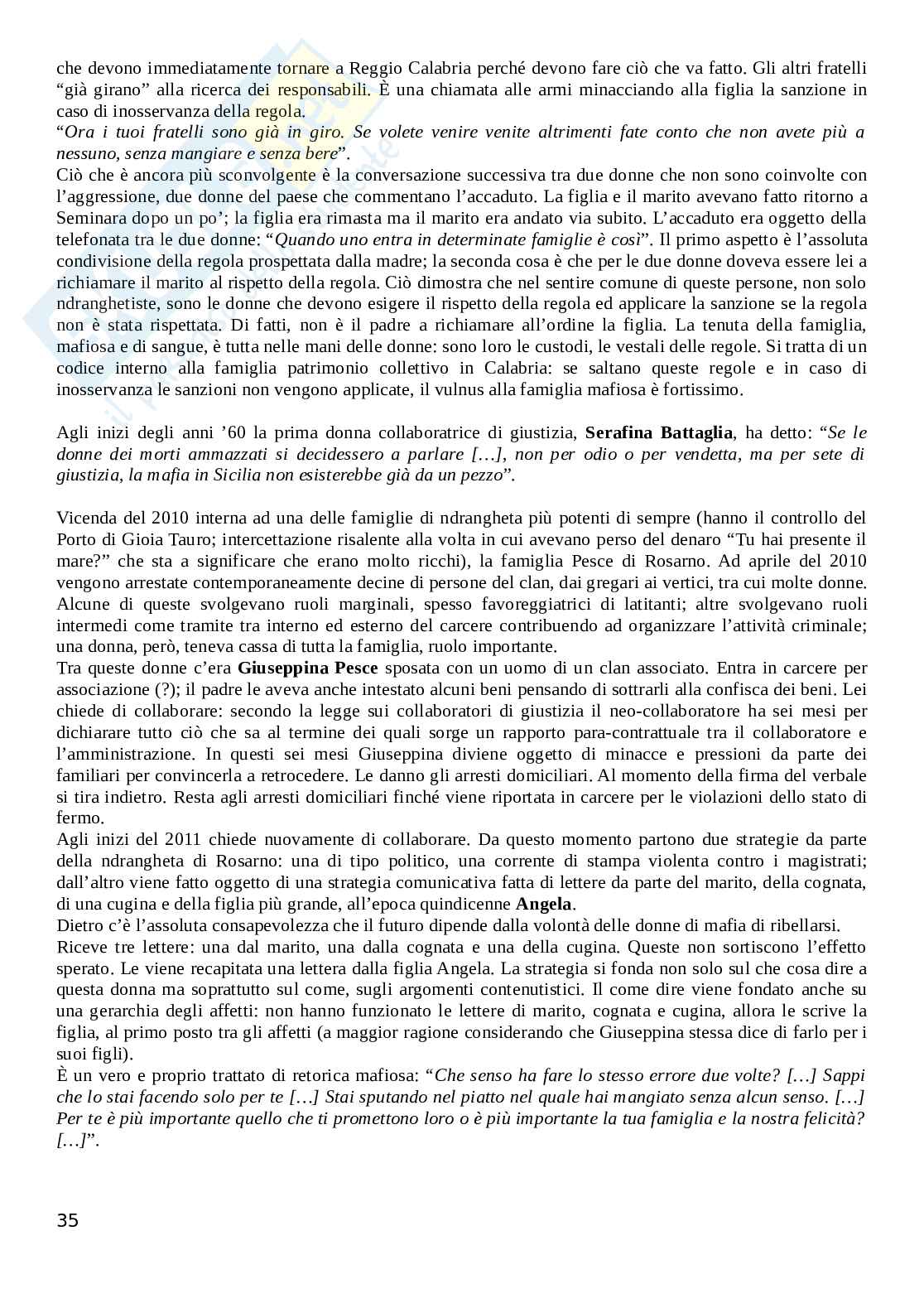 Storia delle mafie italiane Pag. 36