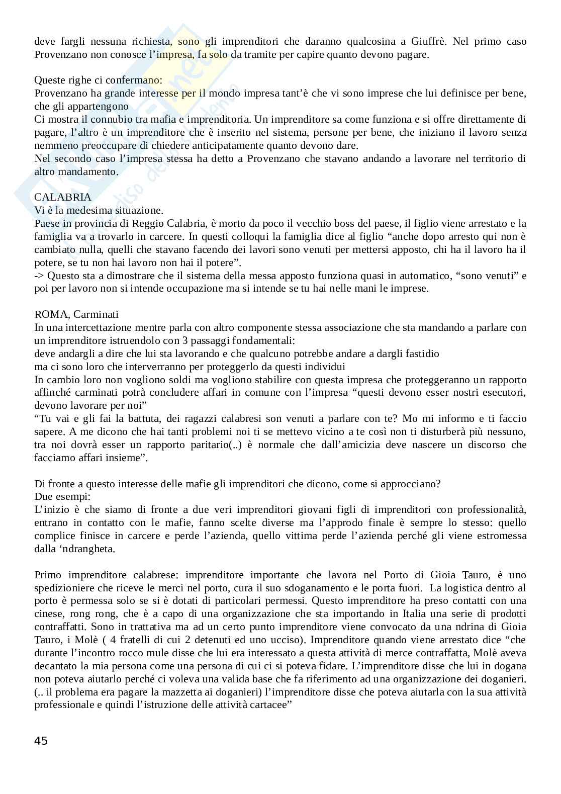 Storia delle mafie italiane Pag. 46