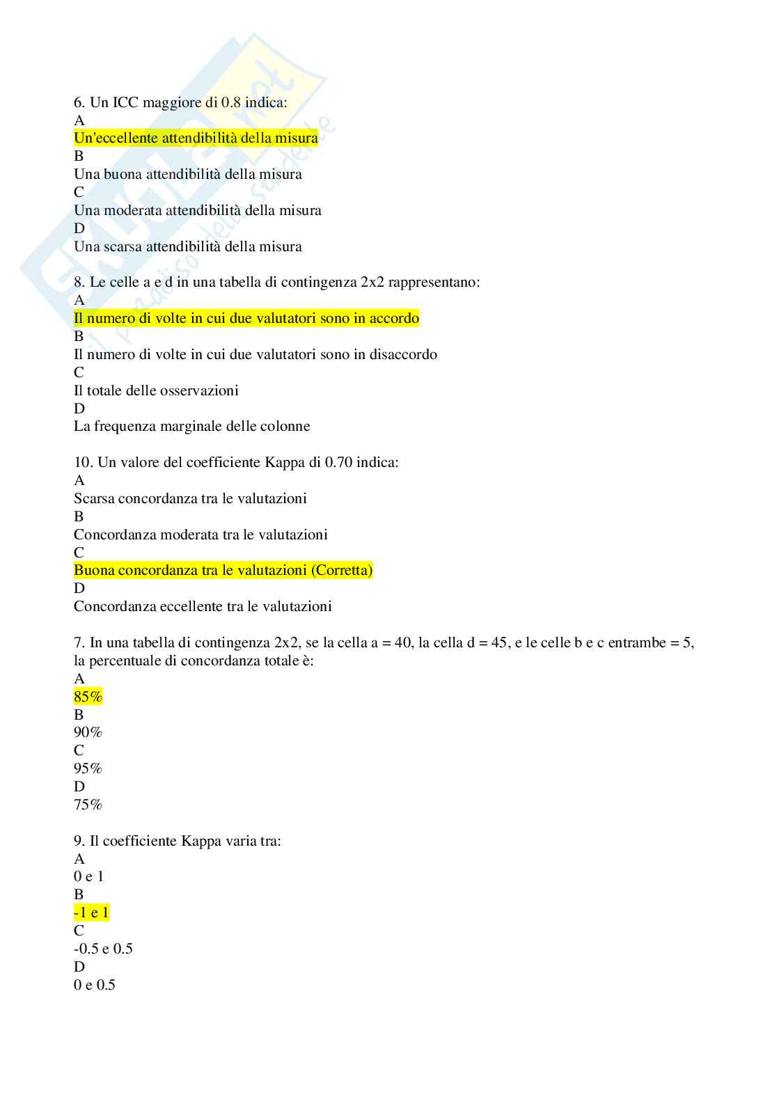 Appunti esame scritto Statistica medica Pag. 31