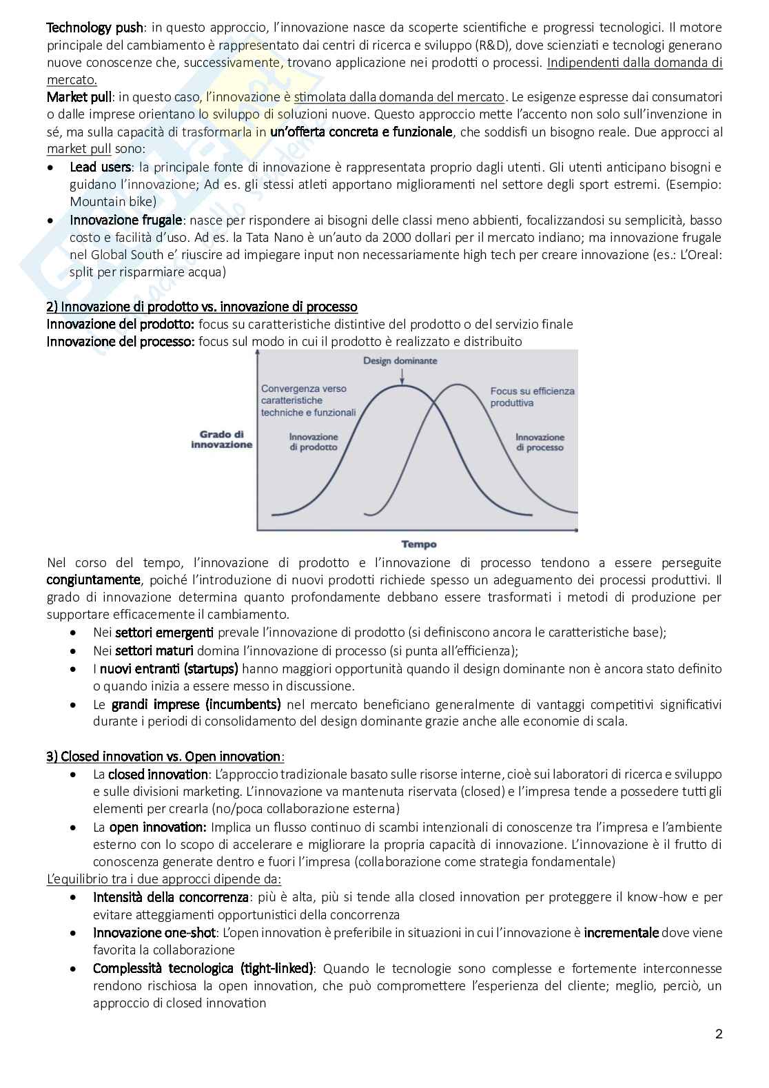 Riassunto esame Strategie e processi aziendali, Prof. Marzocchi Chiara, libro consigliato Strategia orientare organizzazioni e imprese in un mondo che cambia, Johnson et al Pag. 2