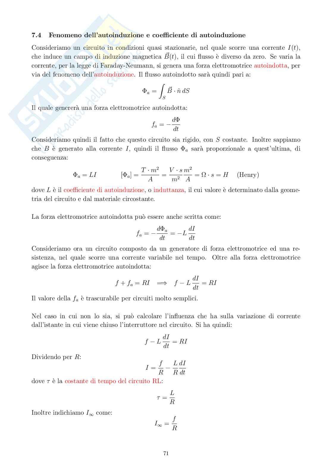 Appunti di Fisica II Pag. 71