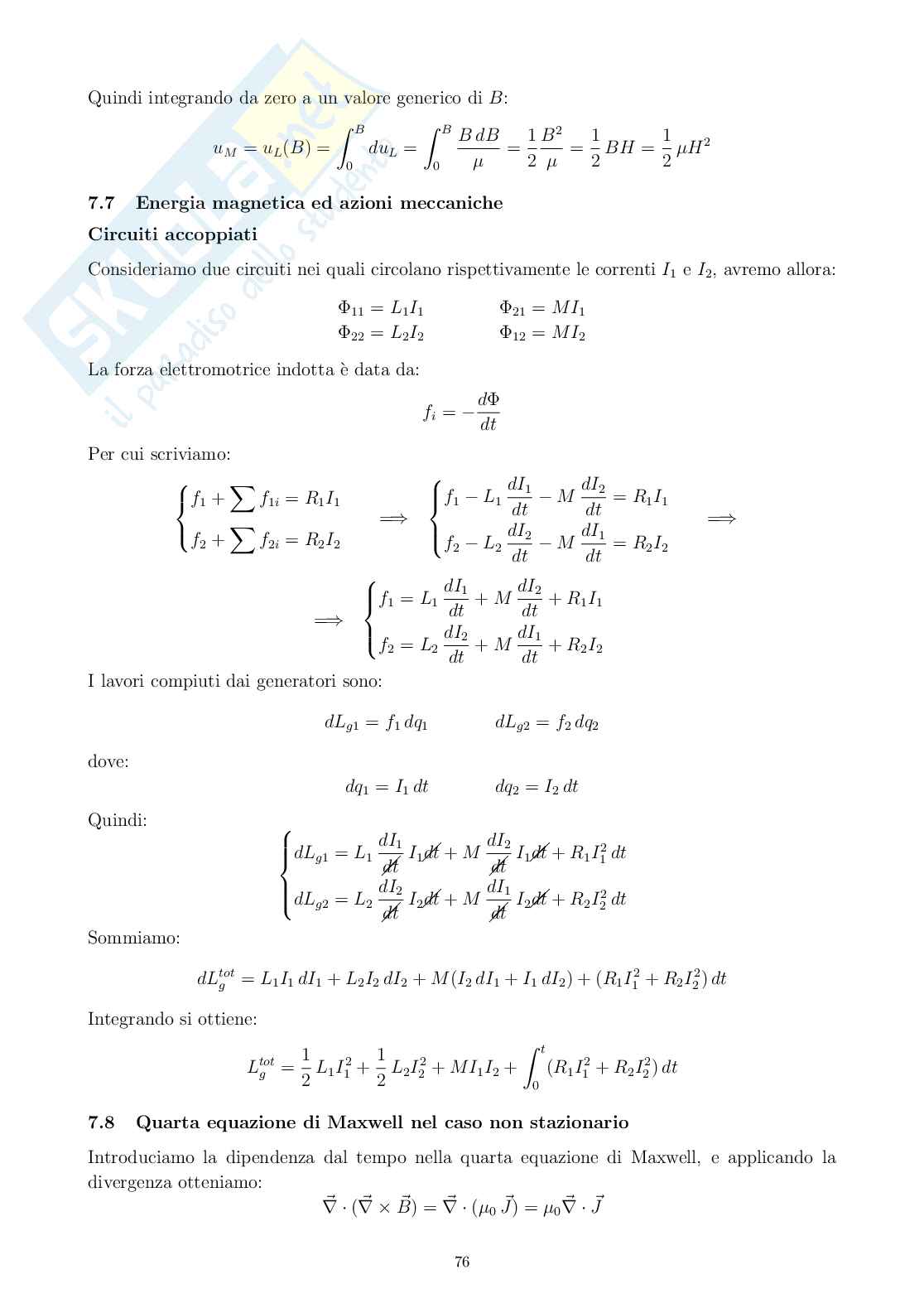 Appunti di Fisica II Pag. 76