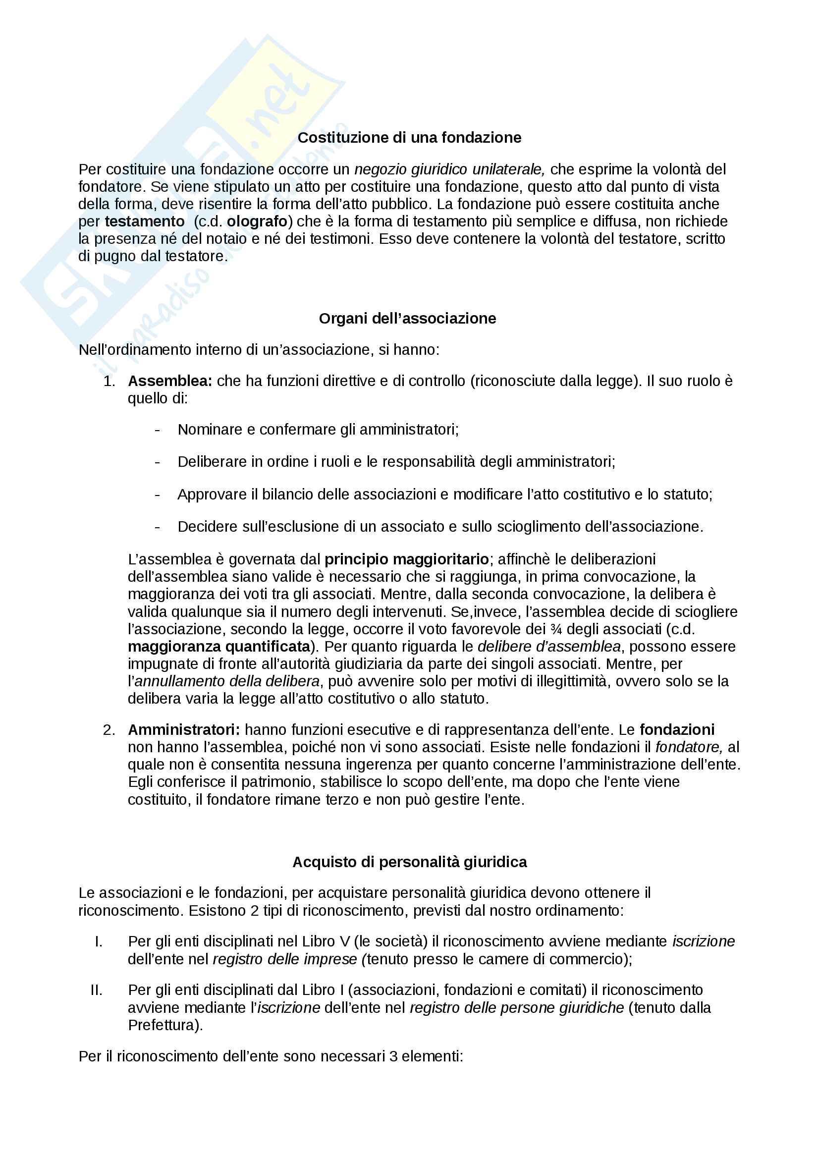 Diritto privato (parte I) Pag. 41