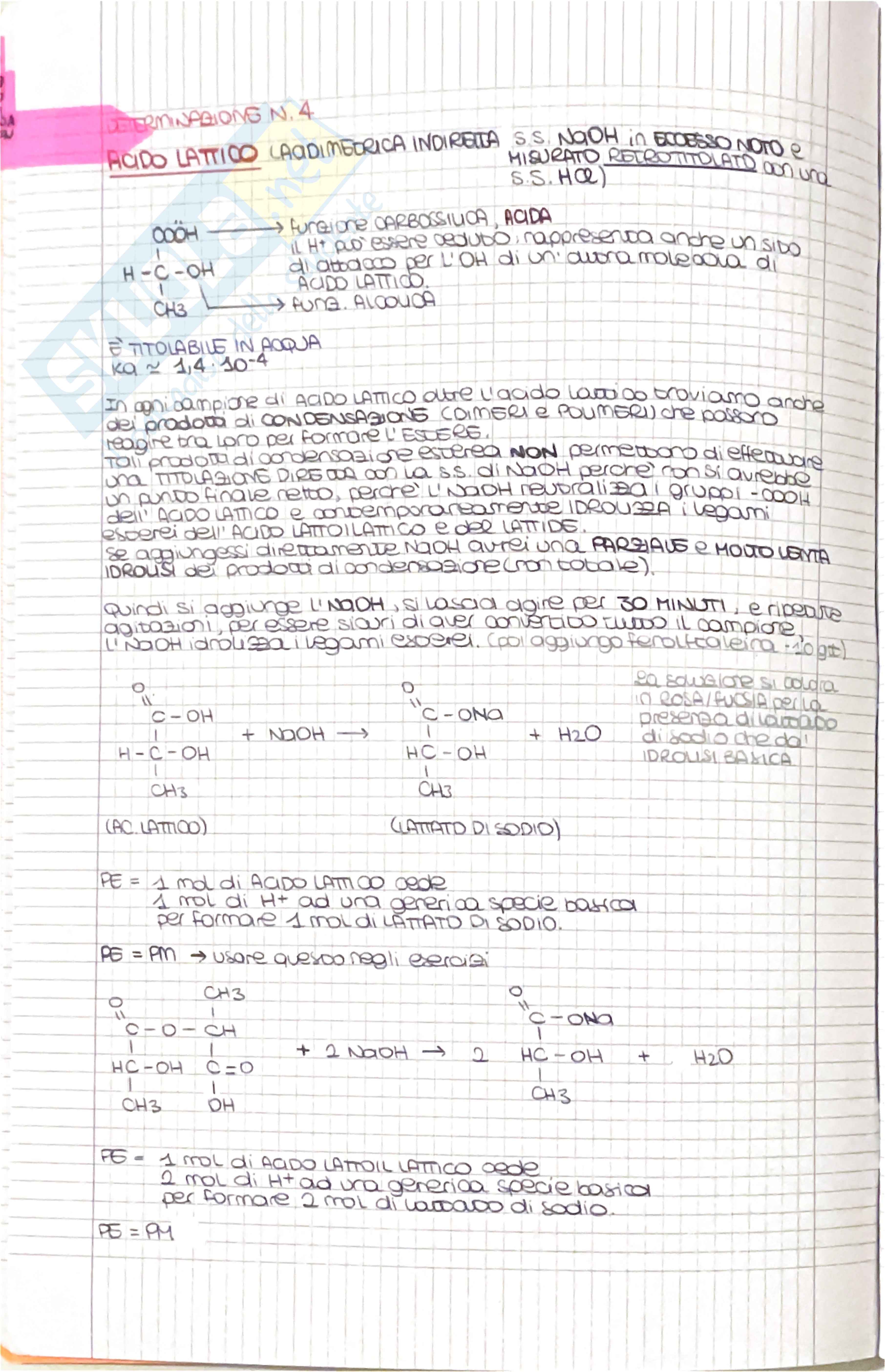 Analisi dei medicinali 1 - Determinazioni, parte 1 Pag. 6