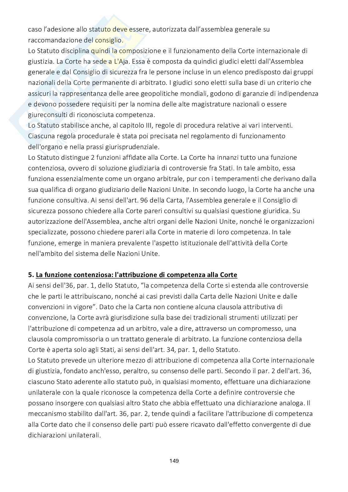 Riassunto esame Diritto internazionale, Prof. Viterbo Annamaria, libro consigliato Diritto internazionale, Cannizzaro Pag. 6