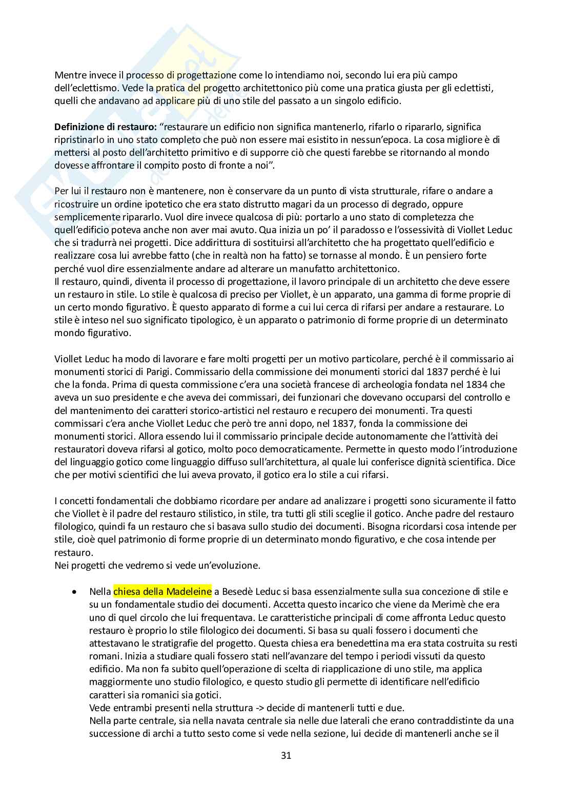 Storia dell'architettura 2 Pag. 31
