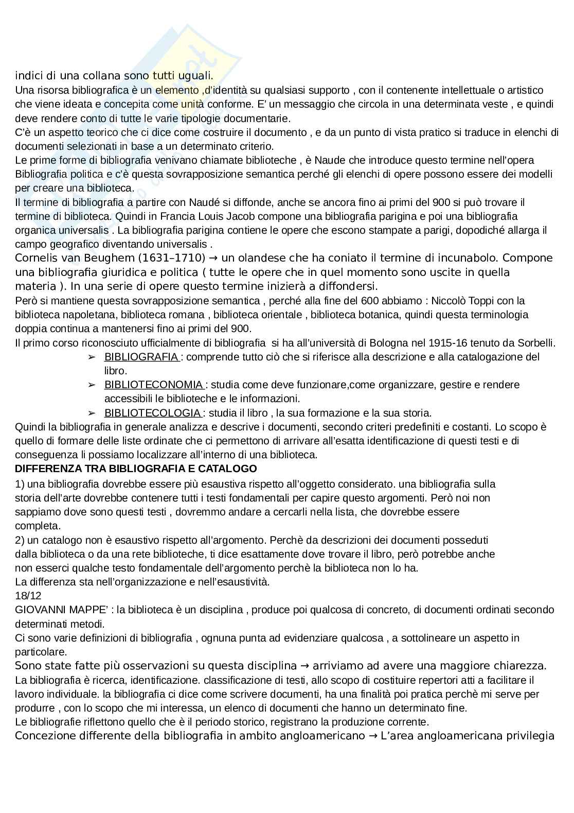 Appunti lezioni Storia delle biblioteche Pag. 66