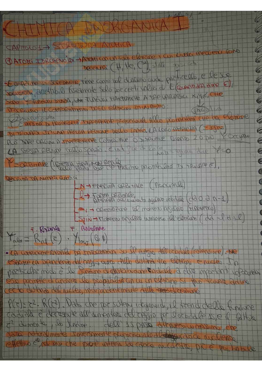 Appunti Chimica inorganica 1 (1) Pag. 1