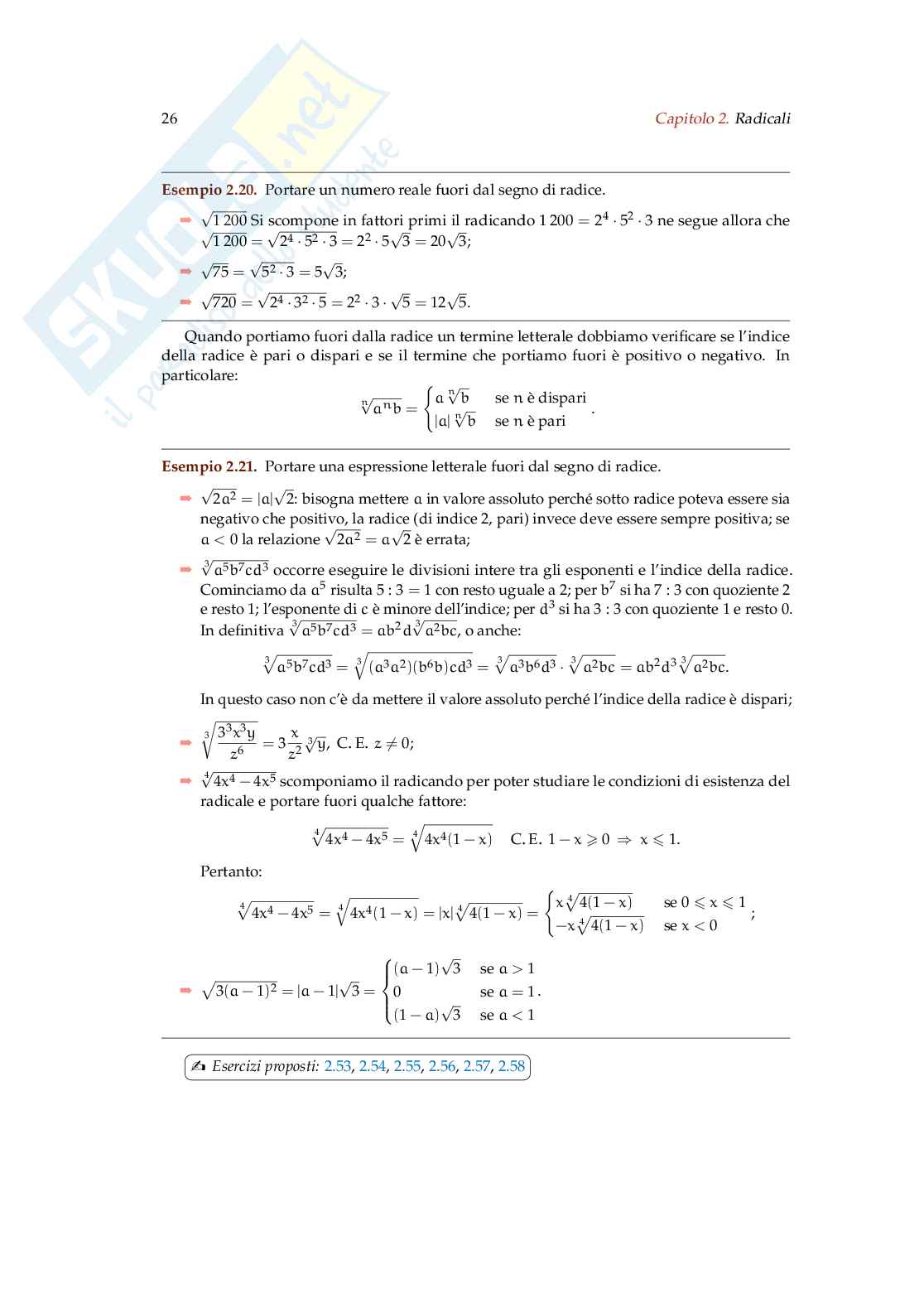 Matematica C3 Algebra 2 per il secondo anno della secondaria di secondo grado Pag. 36