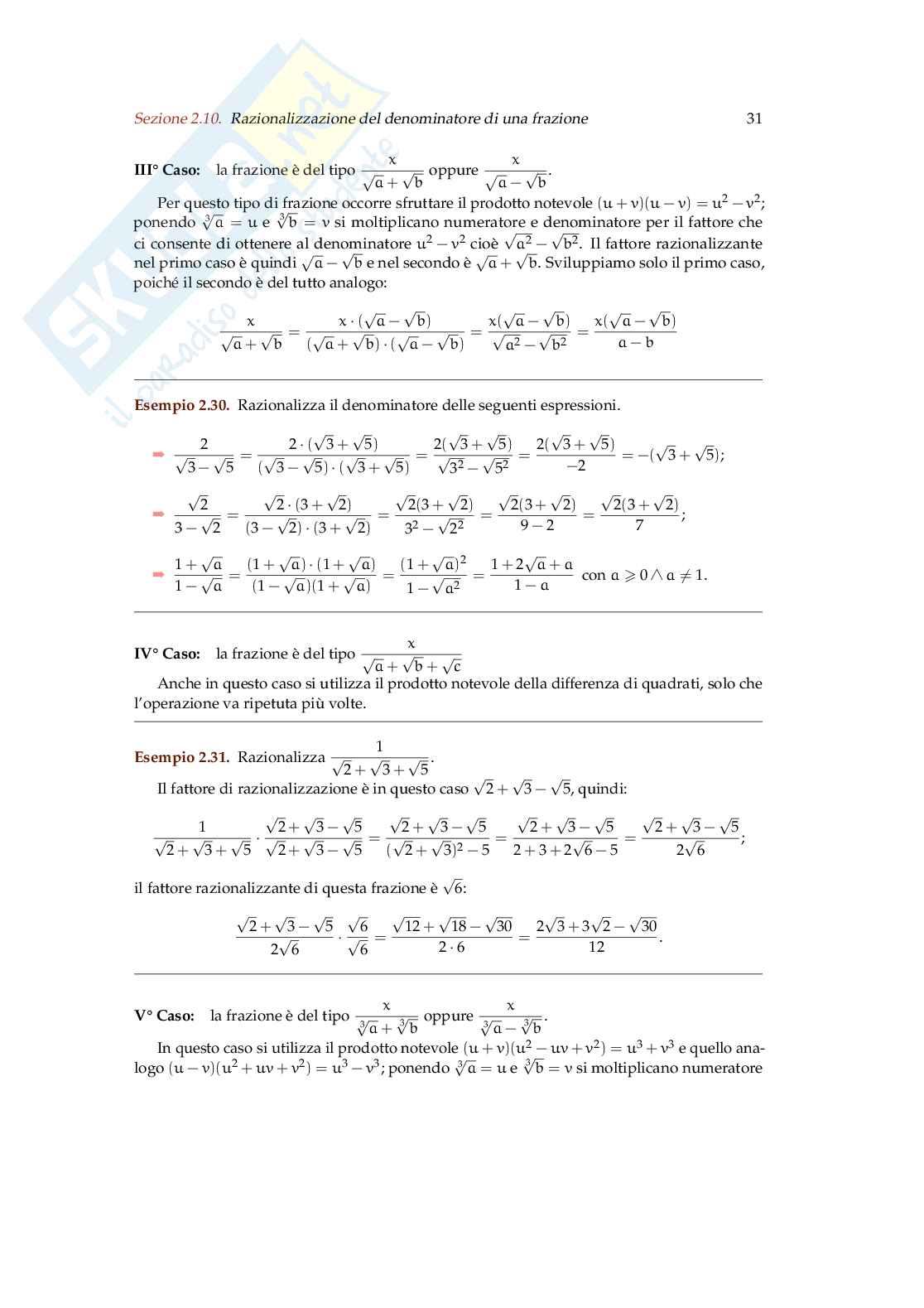 Matematica C3 Algebra 2 per il secondo anno della secondaria di secondo grado Pag. 41