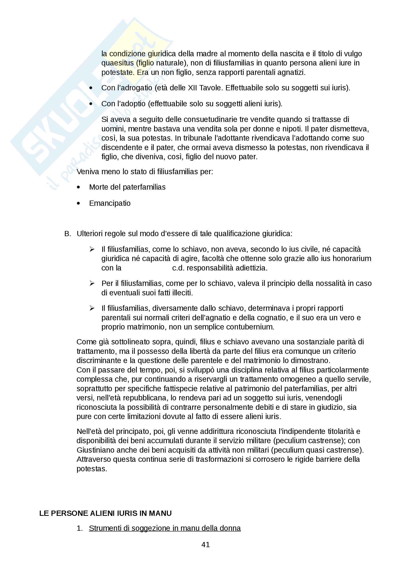 Appunti Istituzioni di diritto romano Pag. 41