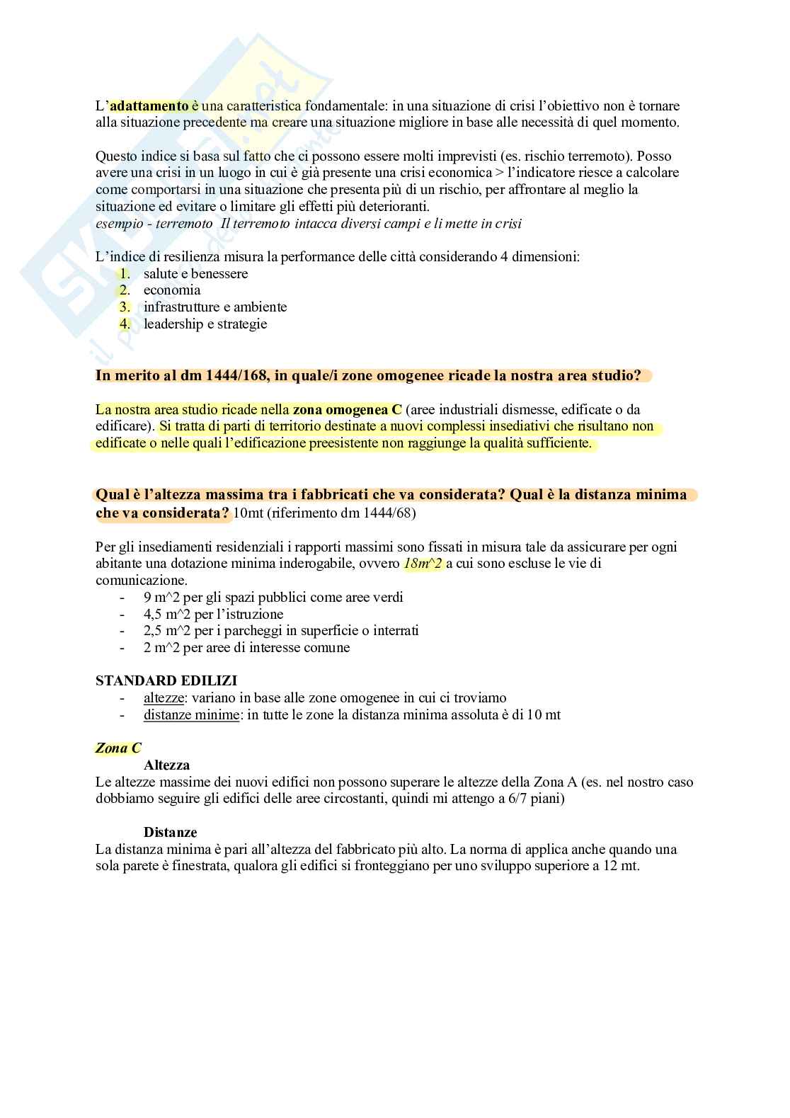 Appunti Urbanistica con laboratorio progettuale Pag. 46