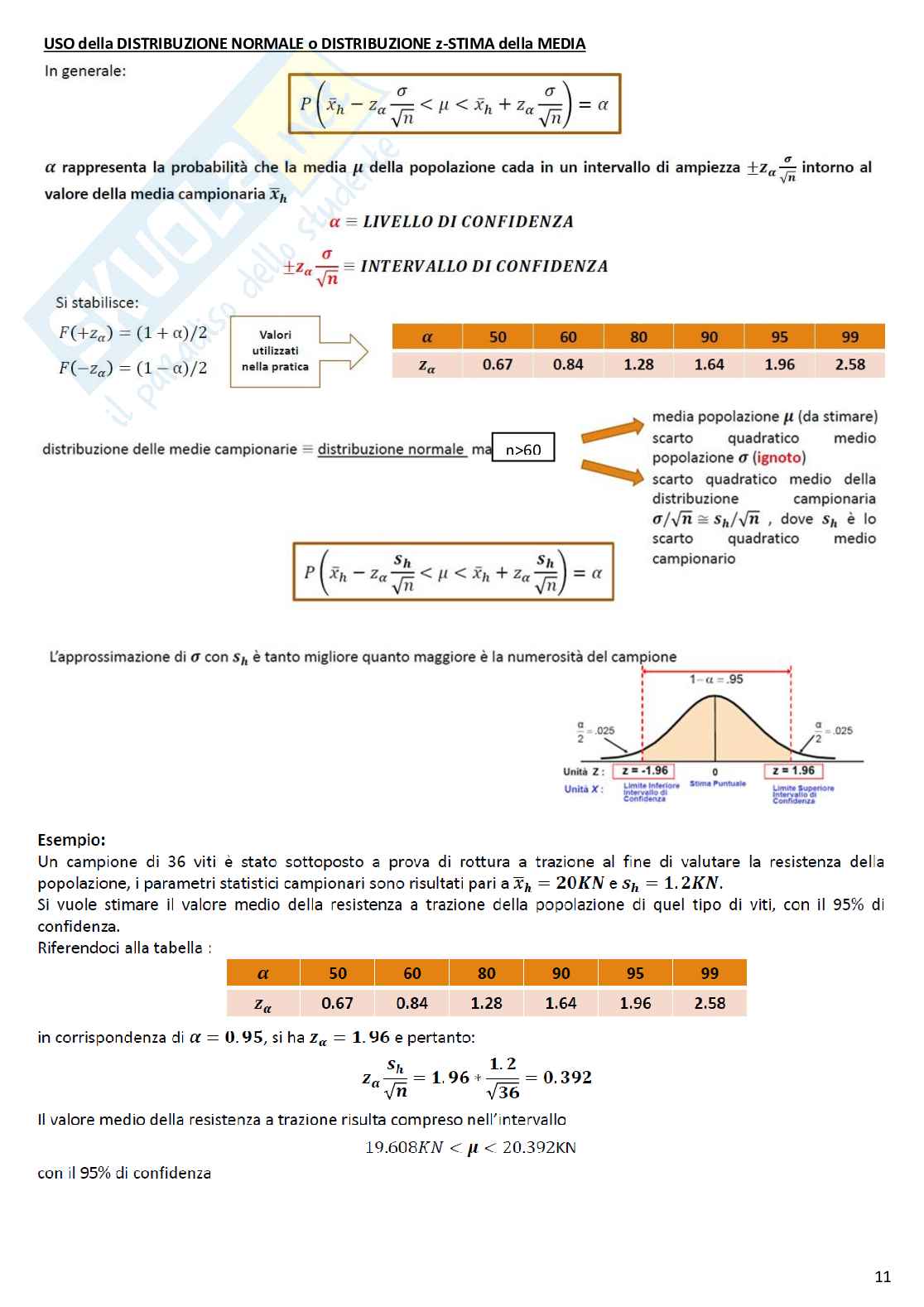 Teoria di Misure meccaniche e termiche Pag. 11