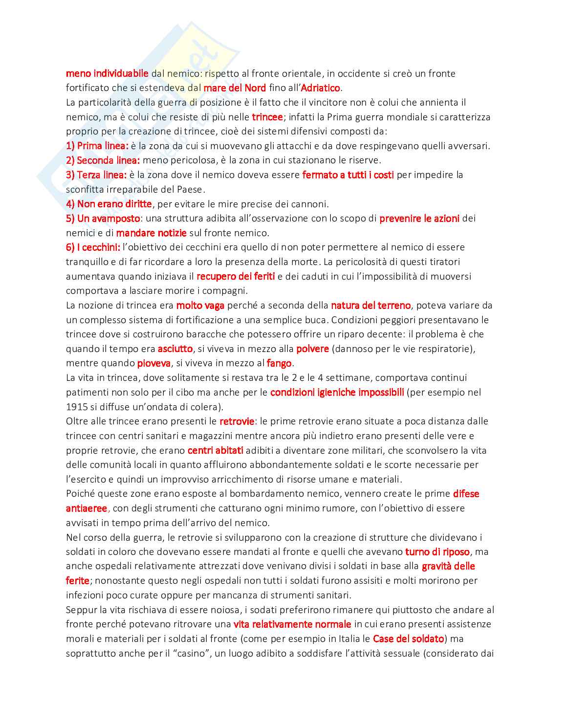 Storia del mondo contemporaneo  Pag. 11