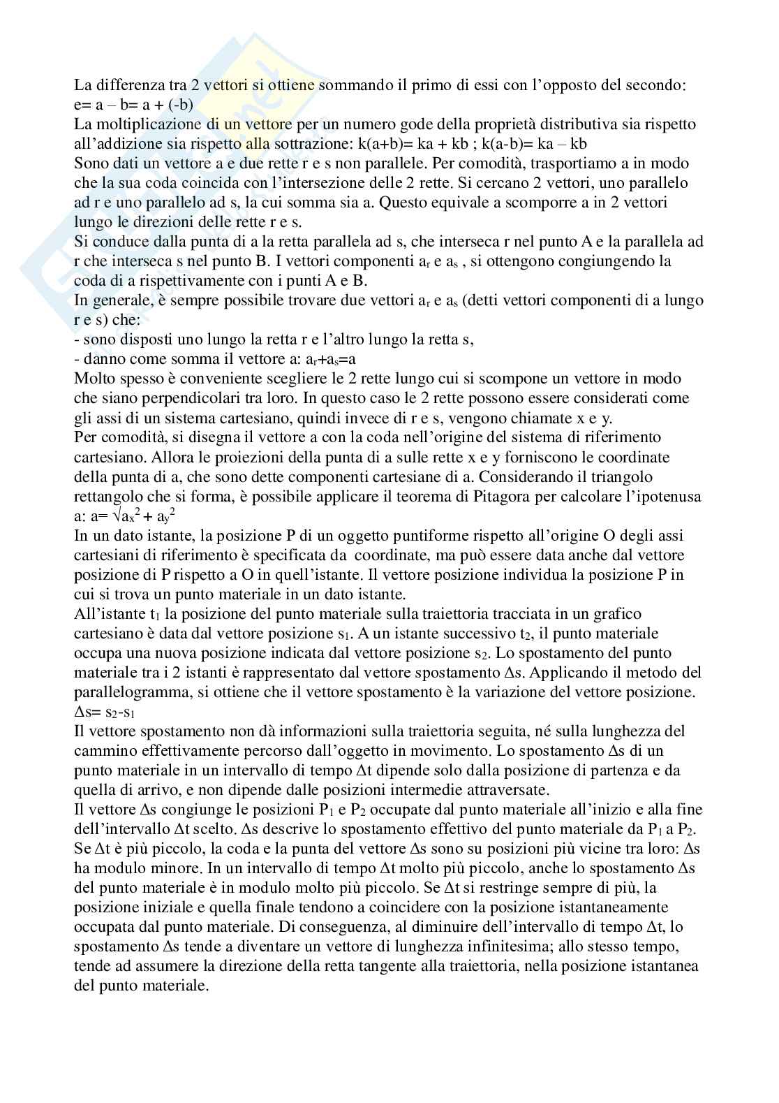 Materiale orale Fisica  Pag. 6