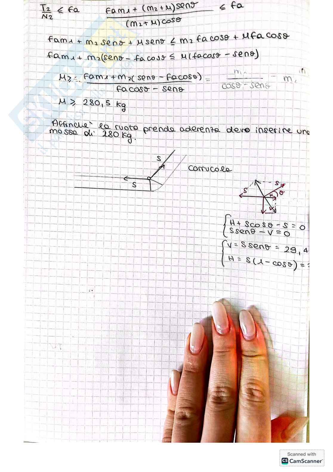 Esercizi di Fondamenti di Meccanica teorica e applicata Pag. 21