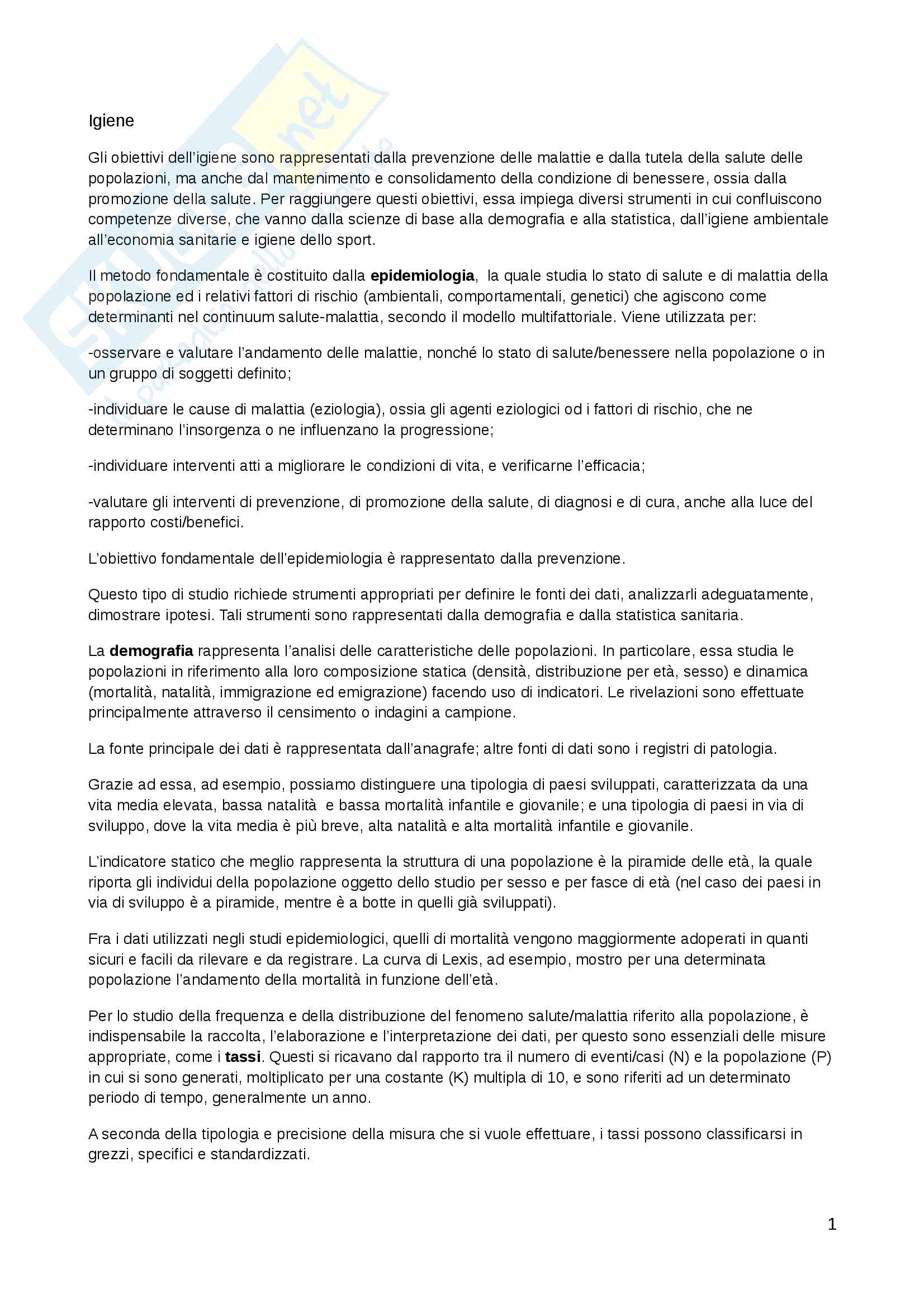 Igiene, prof Brandi Pag. 1