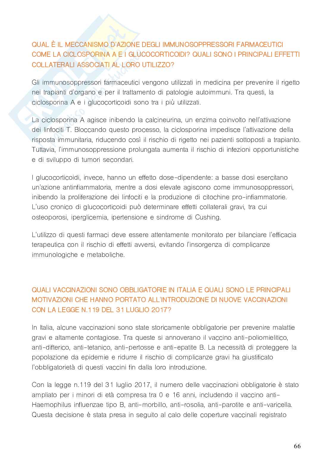 Domande e risposte Tossicologia Pag. 66