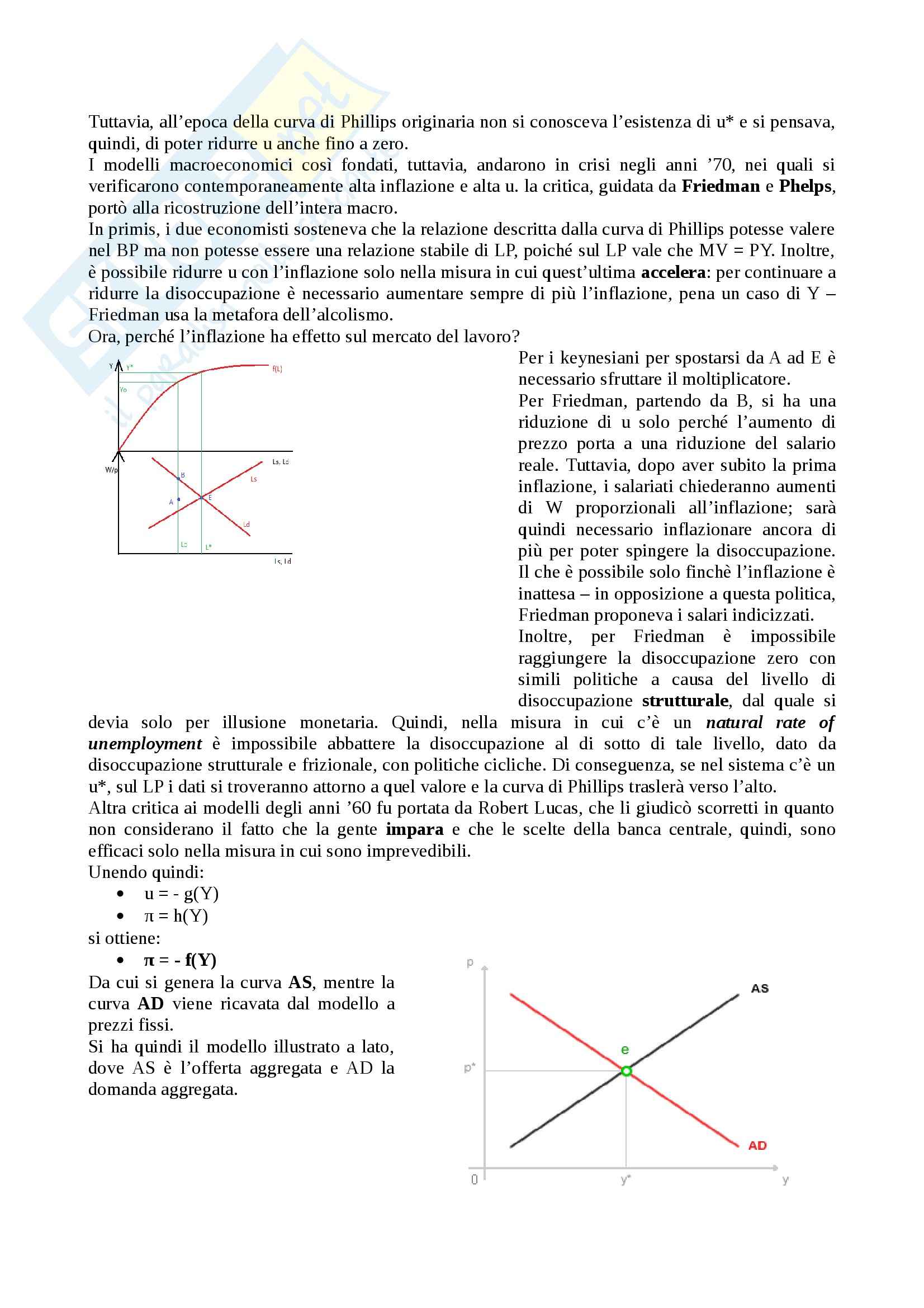 Macroeconomia, Economia politica Pag. 61
