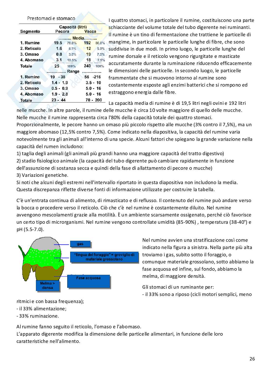 Nutrizione ed alimentazione animale Pag. 26