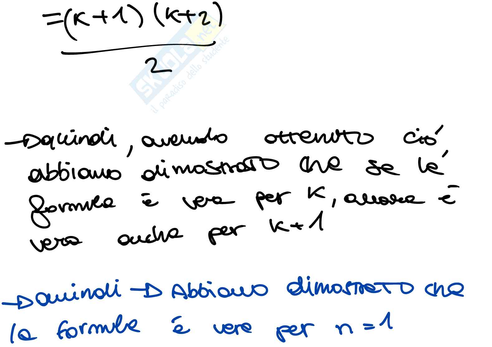 Principio di induzione e successioni  Pag. 6