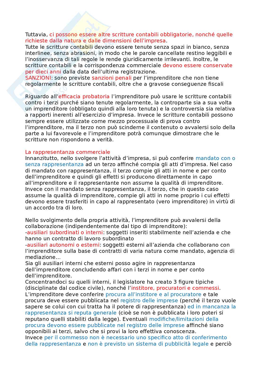 Appunti Diritto commerciale Pag. 11