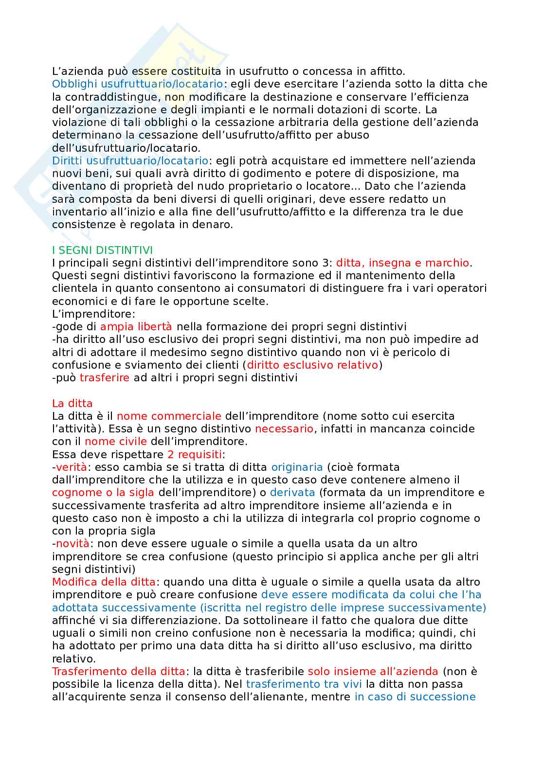 Appunti Diritto commerciale Pag. 16