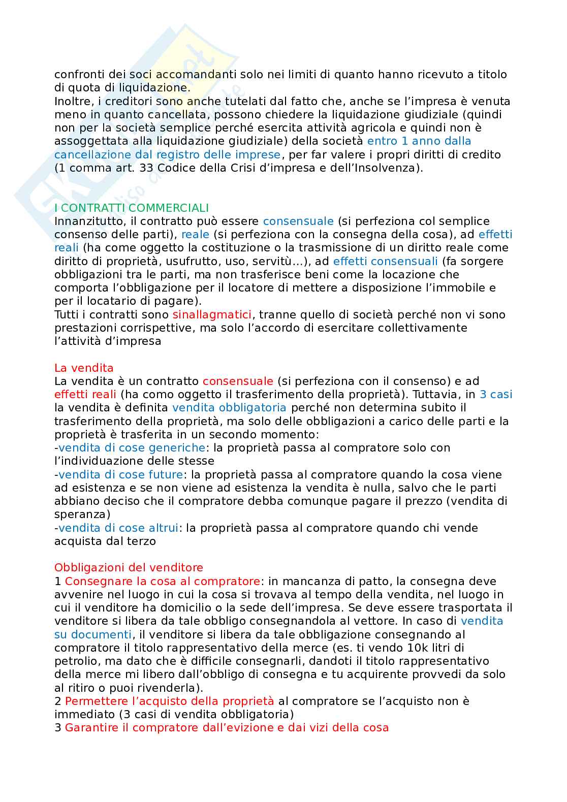 Appunti Diritto commerciale Pag. 31