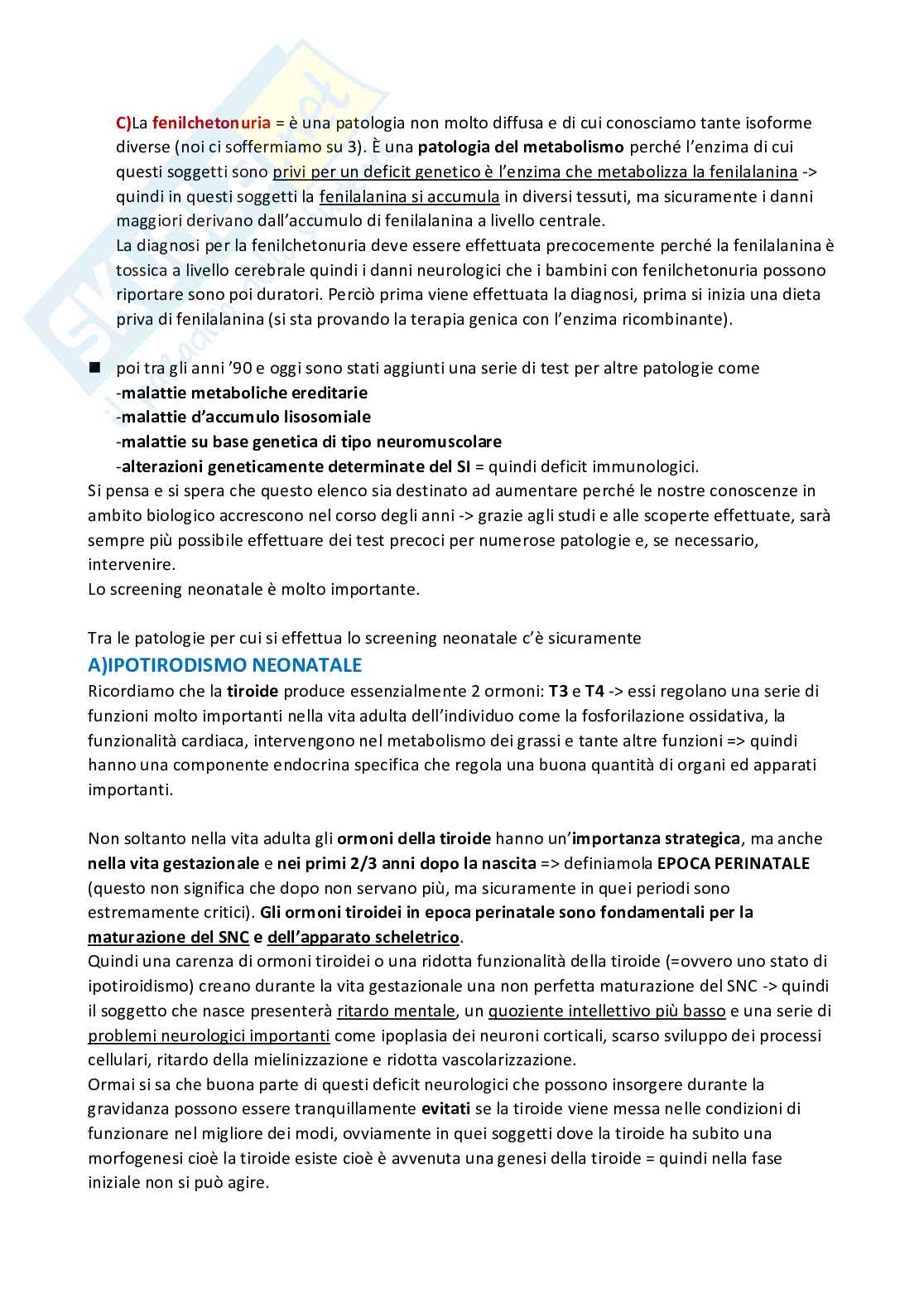 Patologie genetiche e patologia prenatale  Pag. 41
