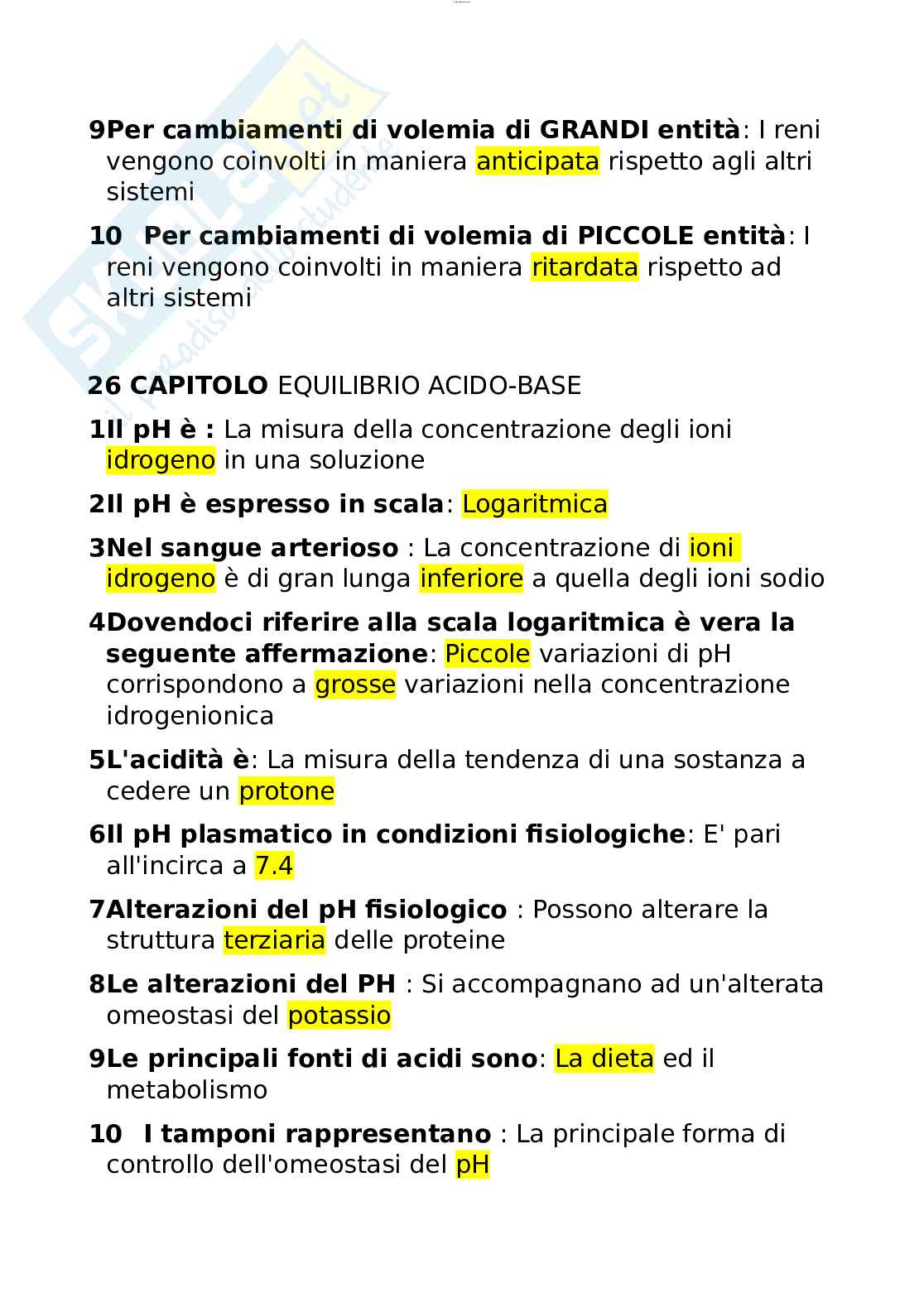 Paniere esame Fisiologia applicata allo sport Pag. 21
