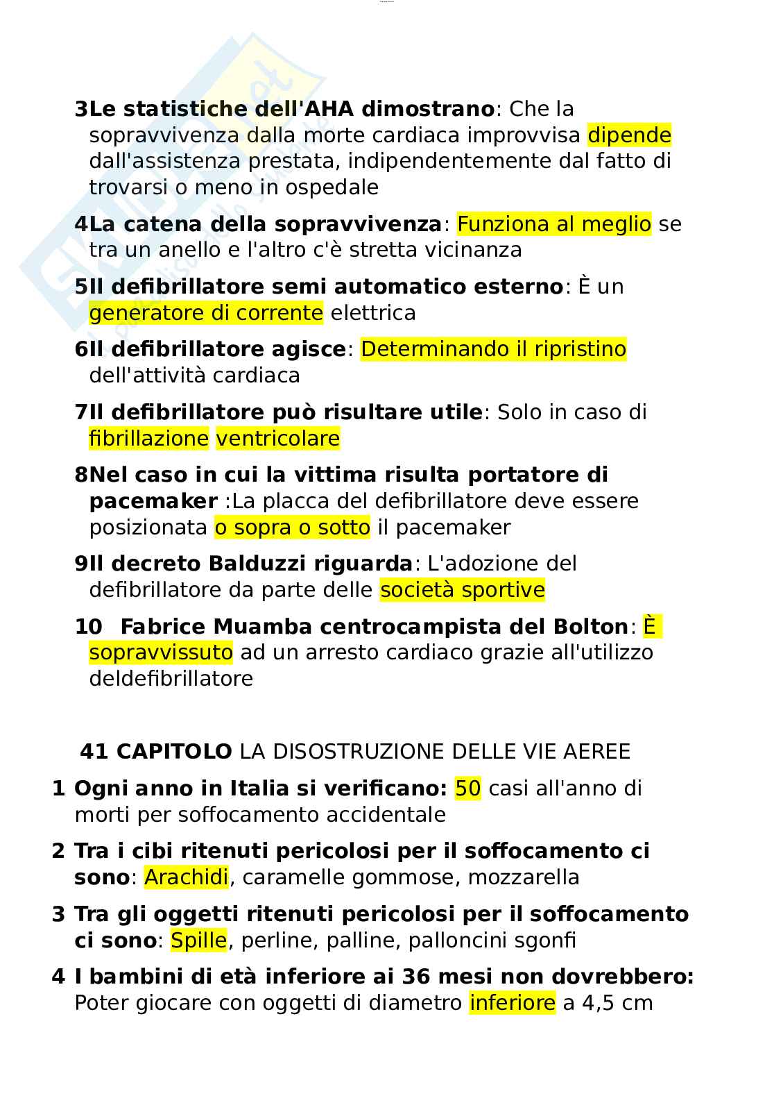 Paniere esame Fisiologia applicata allo sport Pag. 41