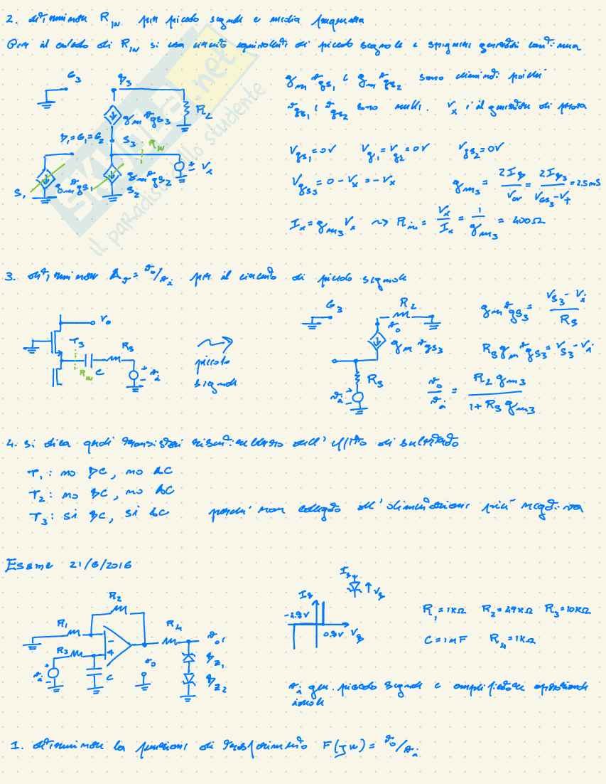 Raccolta prove svolte Elettronica 1  Pag. 6