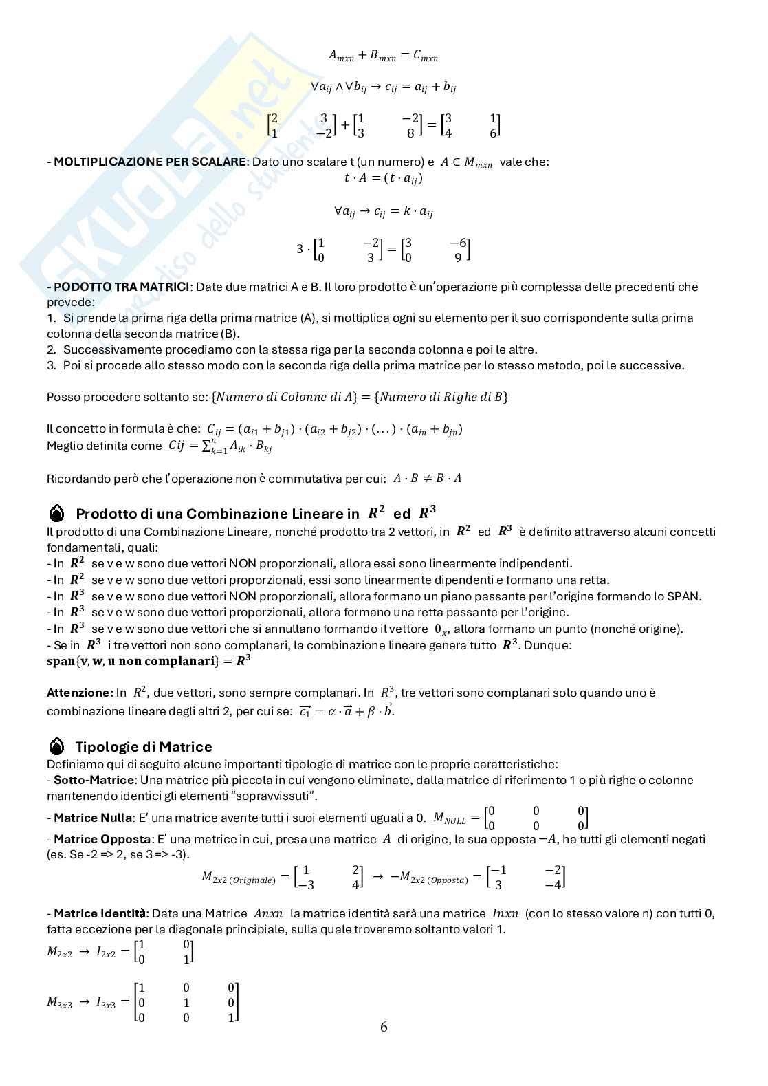 Domande e risposte dai professori per affrontare l'orale di Algebra lineare e matematica discreta Pag. 6