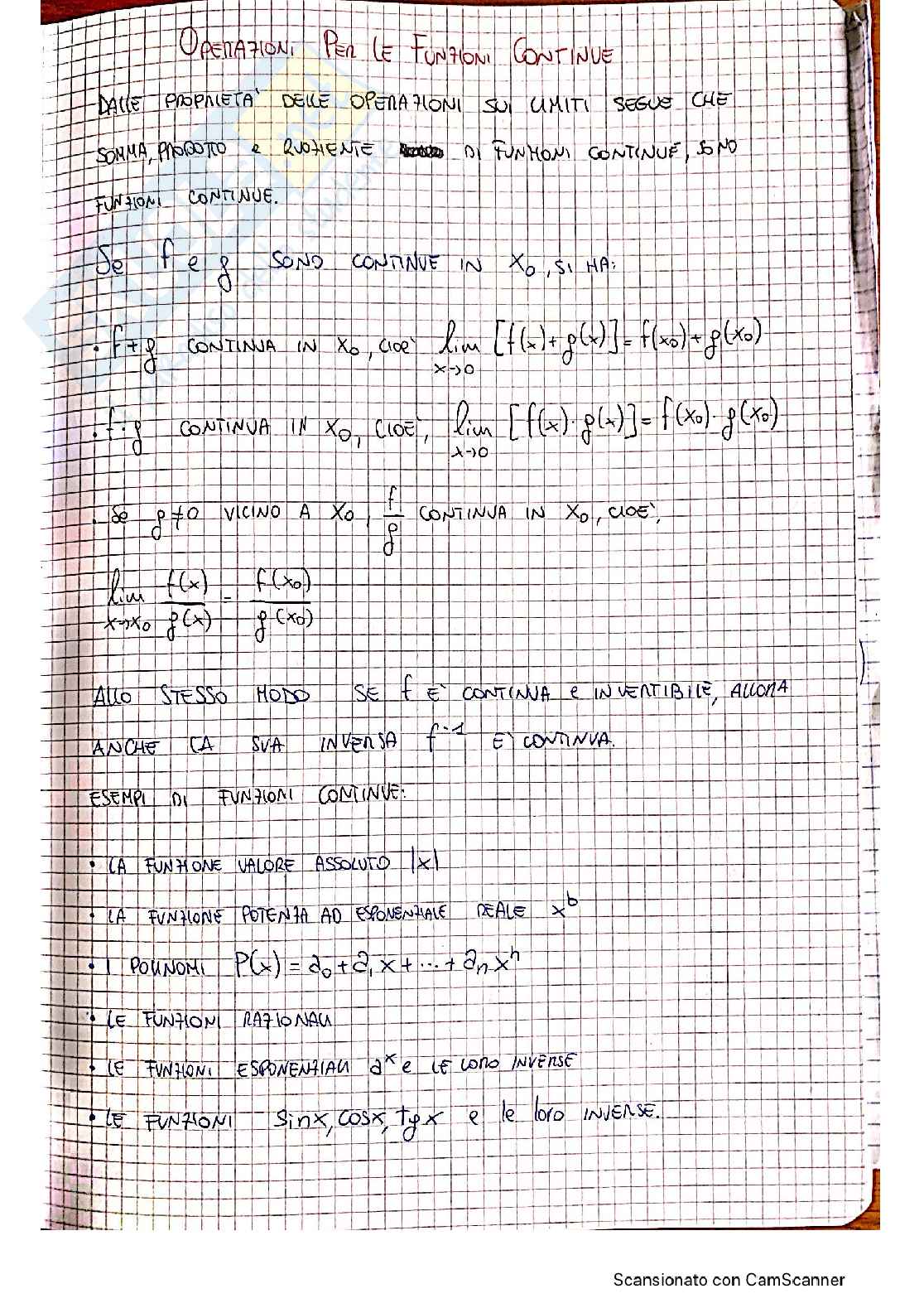 Appunti Matematica con elementi di statistica, file 3 Pag. 1